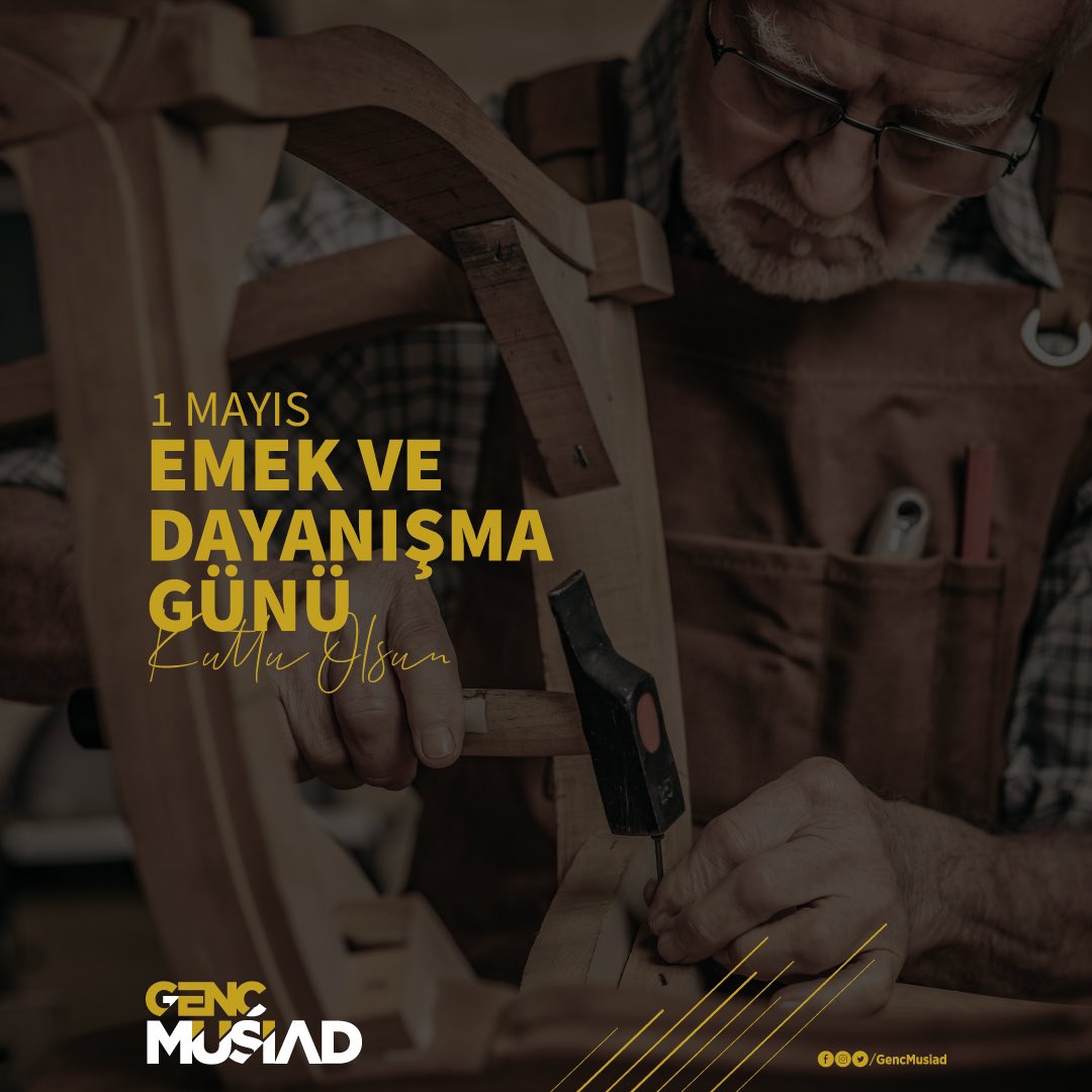 1 Mayıs Emek ve Dayanışma Günü kutlu olsun! 

Genç MÜSİAD ailesi olarak, ülkemizin gelişimine katkıda bulunan tüm emekçilere saygı ve minnetlerimizi sunuyoruz.

#GençMÜSİAD
#1Mayıs