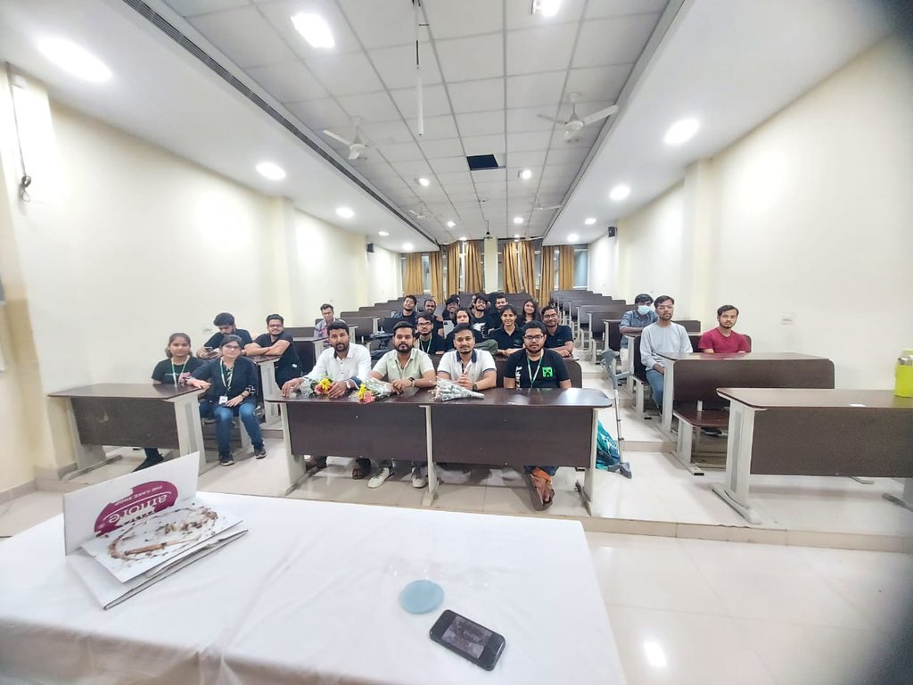 ashutoshkr26's tweet photo. Thank you team TechBairn KIIT Chapter and KIIT University or such a warm welcome.
Grateful to Arindam Basak and N.K rout sir for always believing and supporting us in our journey.🙏
Couldn’t have asked for a better day!❤️ https://t.co/IIMCYsWTJa