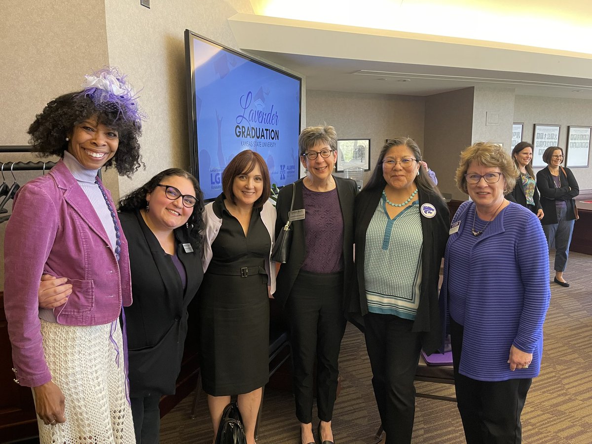 GraceBerumen's tweet photo. Today’s Lavender Graduation and the Award Winning BSU Ball were a great reminder of how amazing our students are and the lasting impact they make on our campus 💜 
#kstatedmsa
#kstatediversity
#kstate
#kstatelgbt
#kstatebsu
#kstatewildcats https://t.co/3X3ni3I4pM