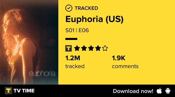arqfernandarios's tweet photo. I've just watched episode S01 | E06 of Euphoria (US)! https://t.co/rrpS1GfCGa #tvtime https://t.co/wZjD7Gvy49