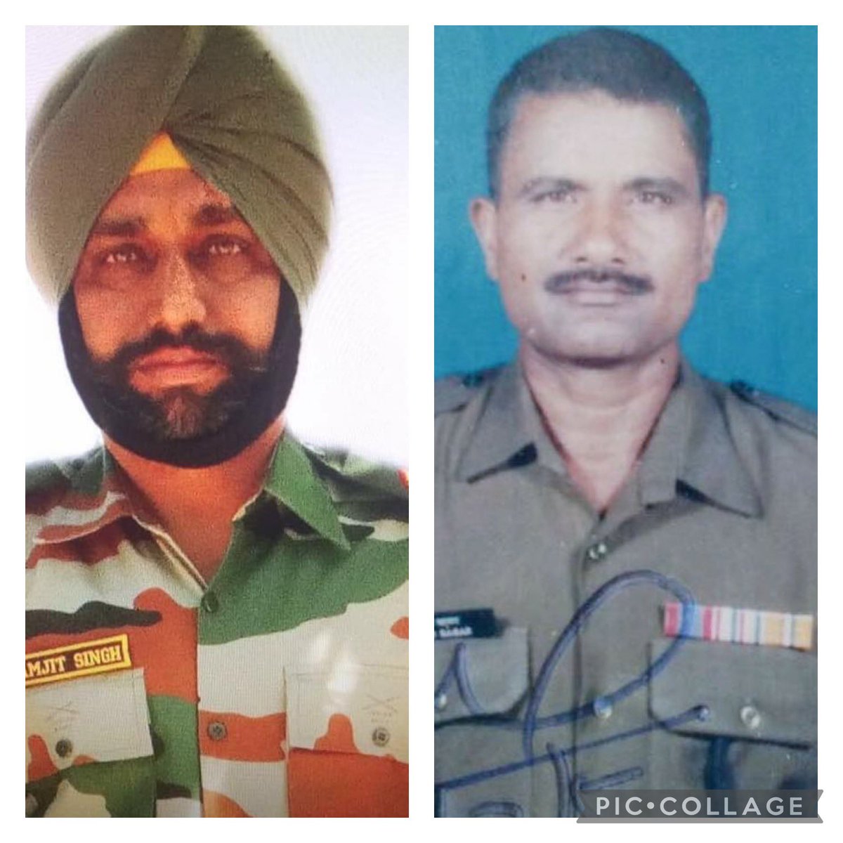 priority_n's tweet photo. Homage to
NAIB SUBEDAR PARAMJIT SINGH
22 SIKH
HEAD CONSTABLE PREM SAGAR
#200Bn @BSF_India
On their Balidan Diwas.
They immortalized themselves on
May 1, 2017 at Poonch fighting pakis.
Their bodies were mutilated.
#LestWeForgetIndia All this for our Safety.
#KnowYourHeroes https://t.co/bVHM8wQBa6