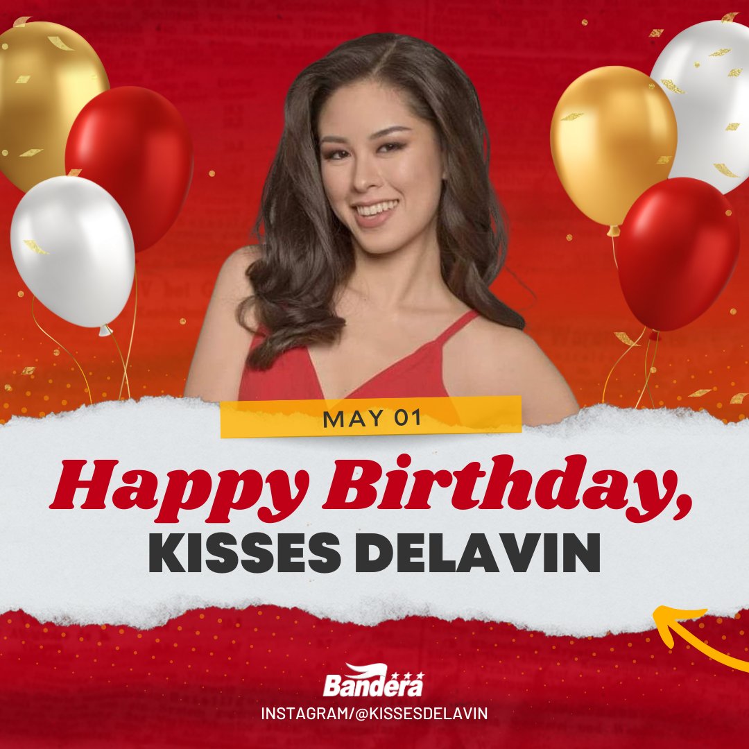 IT'S KISSES DELAVIN'S DAY! 🎉🥳

Sabay-sabay nating batiin ang aktres at beauty queen na si <a href="/KissesDelavin/">Kisses Delavin</a> na nagdiriwang ng kanyang birthday today, May 1. #KissesDelavin