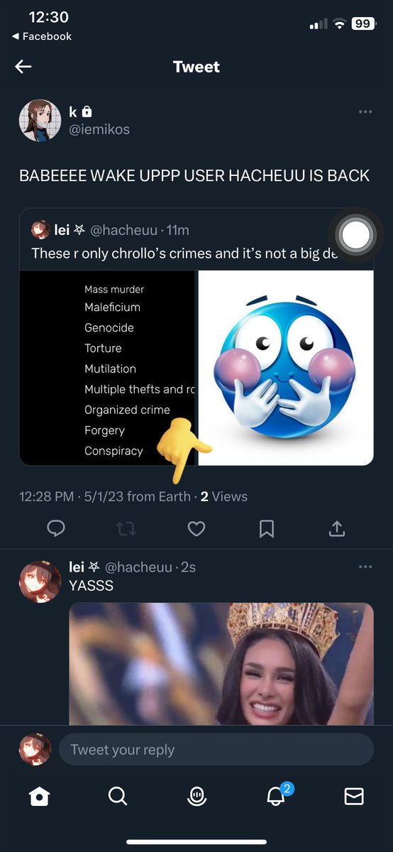 hacheuu's tweet photo. @iemikos Why is it from earth HAHAHAHHA https://t.co/G4TxMIOVgR