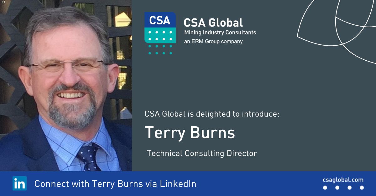 RT CSAGlobal "<a href="/CSAGlobal/">ERM (Previously CSA Global)</a> Appoints Technical Consulting Director Terry Burns who brings a wealth of experience as an economic geologist, mineral economist, and mining engineer csaglobal.com/csa-global-app… #geology #economics #Mining #Commodities #Minerals #pr… "