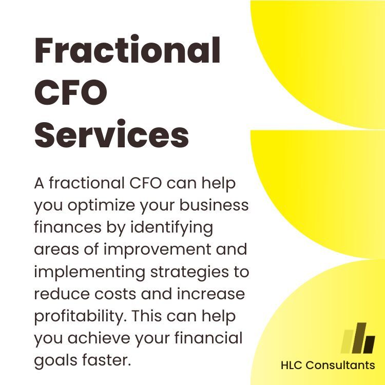 hlc_consultants's tweet image. 📈 A fractional CFO can help you optimize your business finances by identifying areas of improvement and implementing strategies to reduce costs and increase profitability. This can help you achieve your financial goals faster. #fractionalCFO #financialoptimization #businessf…