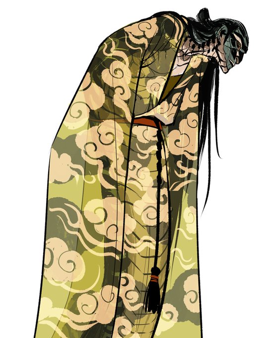 「covered face 和服」のTwitter画像/イラスト(古い順)｜2ページ目