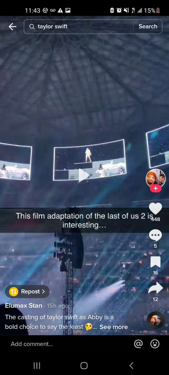 PinkFluffyLion's tweet photo. SWIFTIES BEWARE!

This rapist named Leah Parkin may have been at one of the Taylor Swift Eras Tour concerts in Atlanta, GA. There is a video on her Tiktok (elmaxruinedme) with what I believe is her POV. Swifties, please spread this around to prevent her from preying on others. https://t.co/Wiq3VDkTpD
