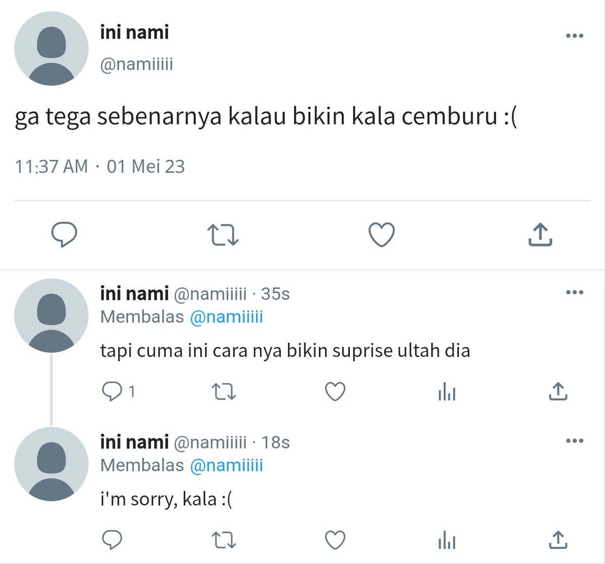-Suprise for boyfriend
Mark few tweets au