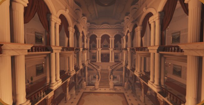 moekordofani's tweet photo. The ball room which I created for Roblox Fantasia has finally released! 
💃🕺🪩

Created on:- @Roblox 

Likes &amp; RTs are appreciated 💕 

#robloxfantasia #robloxdev #RobloxDevs https://t.co/sZnaKh5q3b