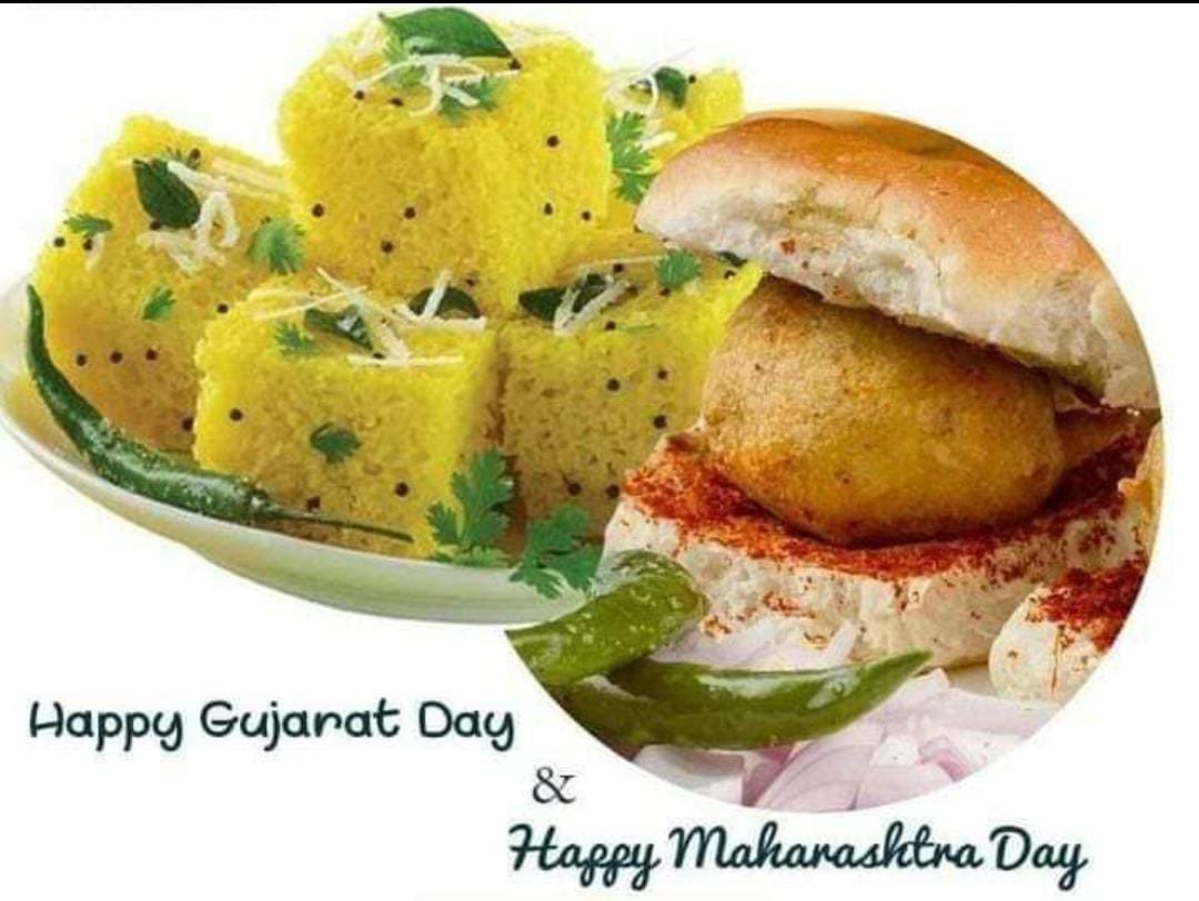A foodie's wish! 🙂🙏 #HappyMaharashtraDay #GujaratDay #LabourDay