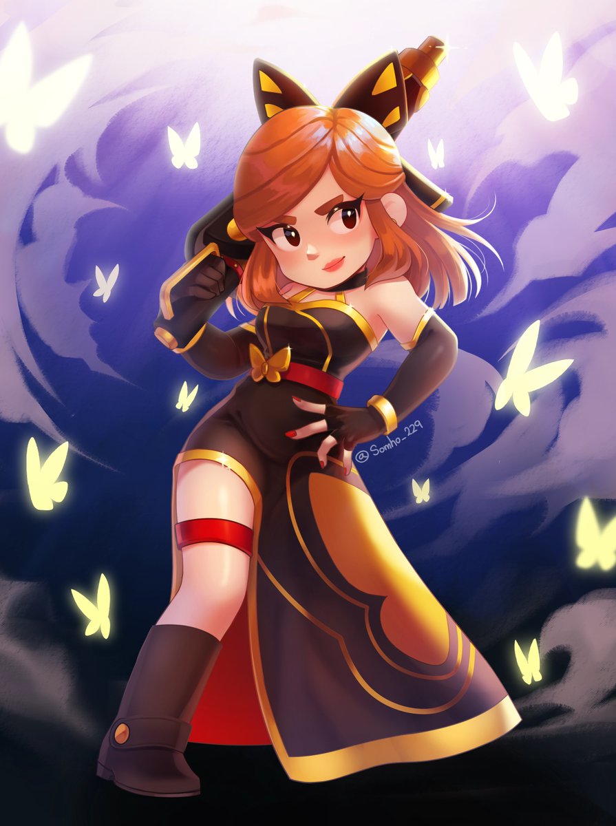 🦋Mariposa Piper🦋
호랑나비 파이퍼 

#브롤스타즈 #BrawlStars #BrawlStarsArt