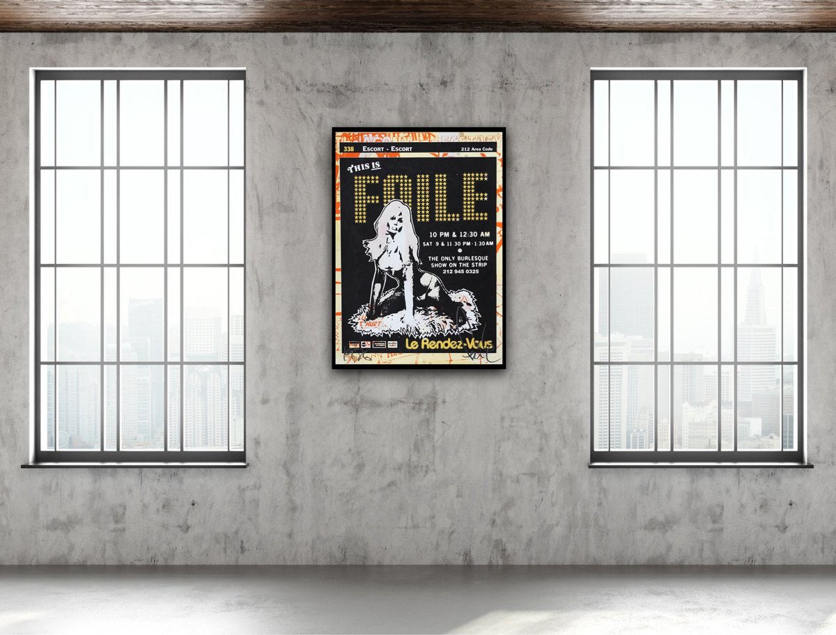 AddictedGallery's tweet image. &quot;Everything you dream of, But never can possess
Nothing&apos;s what it seems, Welcome to Burlesque.&quot;
~ Welcome to Burlesque, Cher, 2010
Get Your Art Fix!
&quot;This Is Faile In Yellow&quot; by FAILE, 2008 bit.ly/2LHoGJv
#FAILE #popculture #pulpculture #burlesque #senuality #artgallery