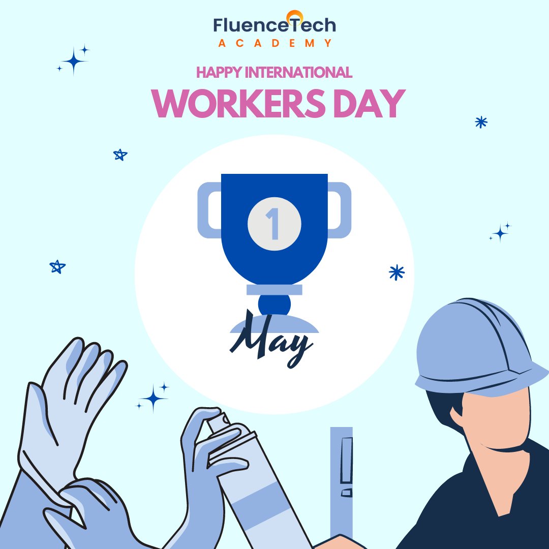 FluenceTechA's tweet image. Happy International Workers' Day!!
Today on International Workers Day, we honor the contributions of workers around the world and recommit to fighting for their rights.
#fluencetechacademy
#digitalmarketingtraining
#MayDay2023
#WorkersUnite
#internationalworkersday2023