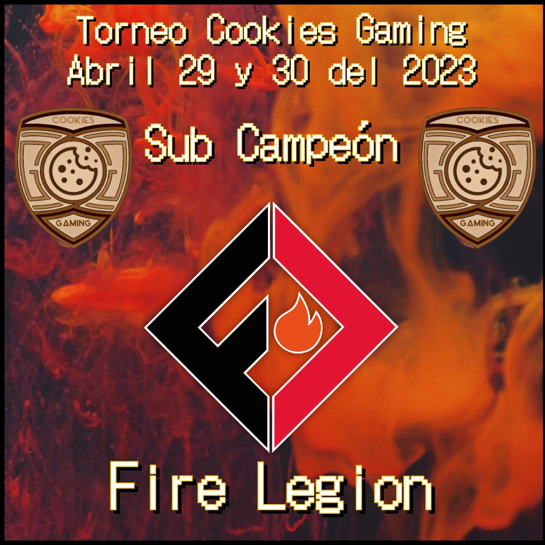 FireLGN_Esports's tweet photo. 🎮 Torneo | Wild Rift 👾

Segundo lugar en el torneo cookies gaming🥳

La escuadra del fuego presente 🔥 https://t.co/wNGWIGg9Y6