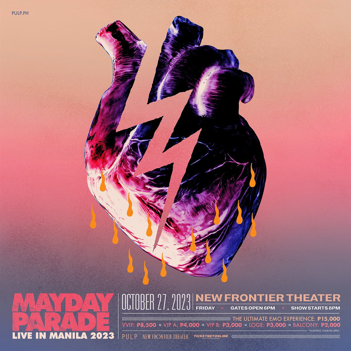 As the sun rises on another glorious May Day… We’re so excited to share that tickets are now officially on sale for our October 27th show in Manilla! 🇵🇭

Grab yours at maydayparade.com!