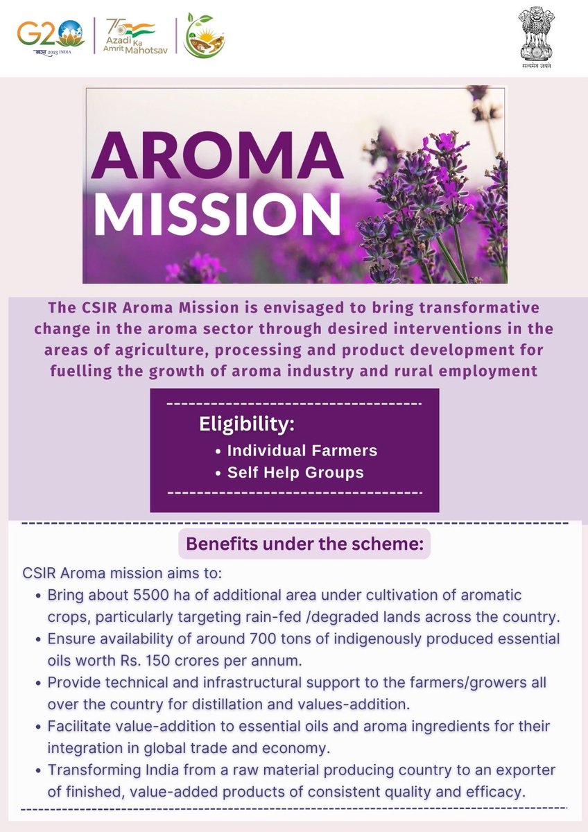 #AromaMission .. check 👇🏻. ⁦@dicbudgam⁩ ⁦@YouEmmAyeArr⁩ ⁦@ddnewsSrinagar⁩ ⁦@AgriGoI⁩ ⁦@PIB_India⁩