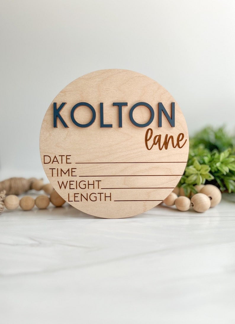 Malinamart07's tweet image. Excited to share the latest addition to my #etsy shop: Baby Announcement Sign With Birth Stats + Matching Name Plate | Wood Sign for Name Reveal | Personalized Baby Name Sign | Sign For Hospital etsy.me/3oZ6nbT #birthannouncement #babynamesign #babysignnursery
