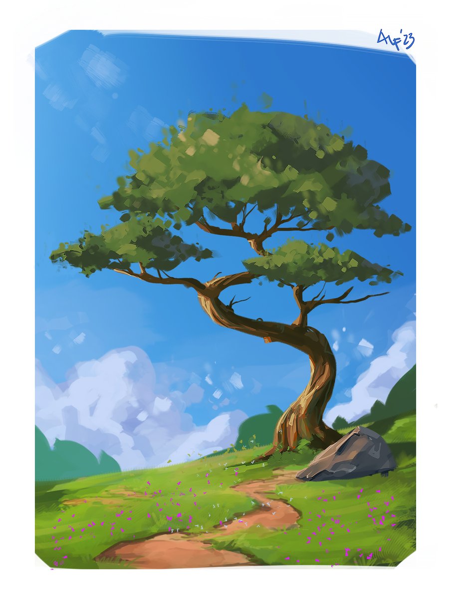 Alff_ff's tweet photo. Afternoon!

#environment painting study
#artwork #zonakaryaid #artidn https://t.co/ed97PM5hWF