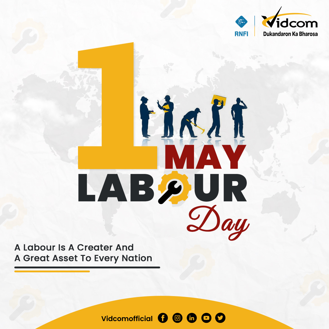 VidcomS's tweet photo. Today we celebrate the hard work and dedication of all the workers who make 𝐕𝐢𝐝𝐜𝐨𝐦 possible. 𝐇𝐚𝐩𝐩𝐲 𝐋𝐚𝐛𝐨𝐮𝐫 𝐃𝐚𝐲 to all!
.
.
#MayDay #LabourDay #InternationalLabourDay #InternationalWorkersDay #InternationalWorkersDay2023 https://t.co/4my2rlv6kN