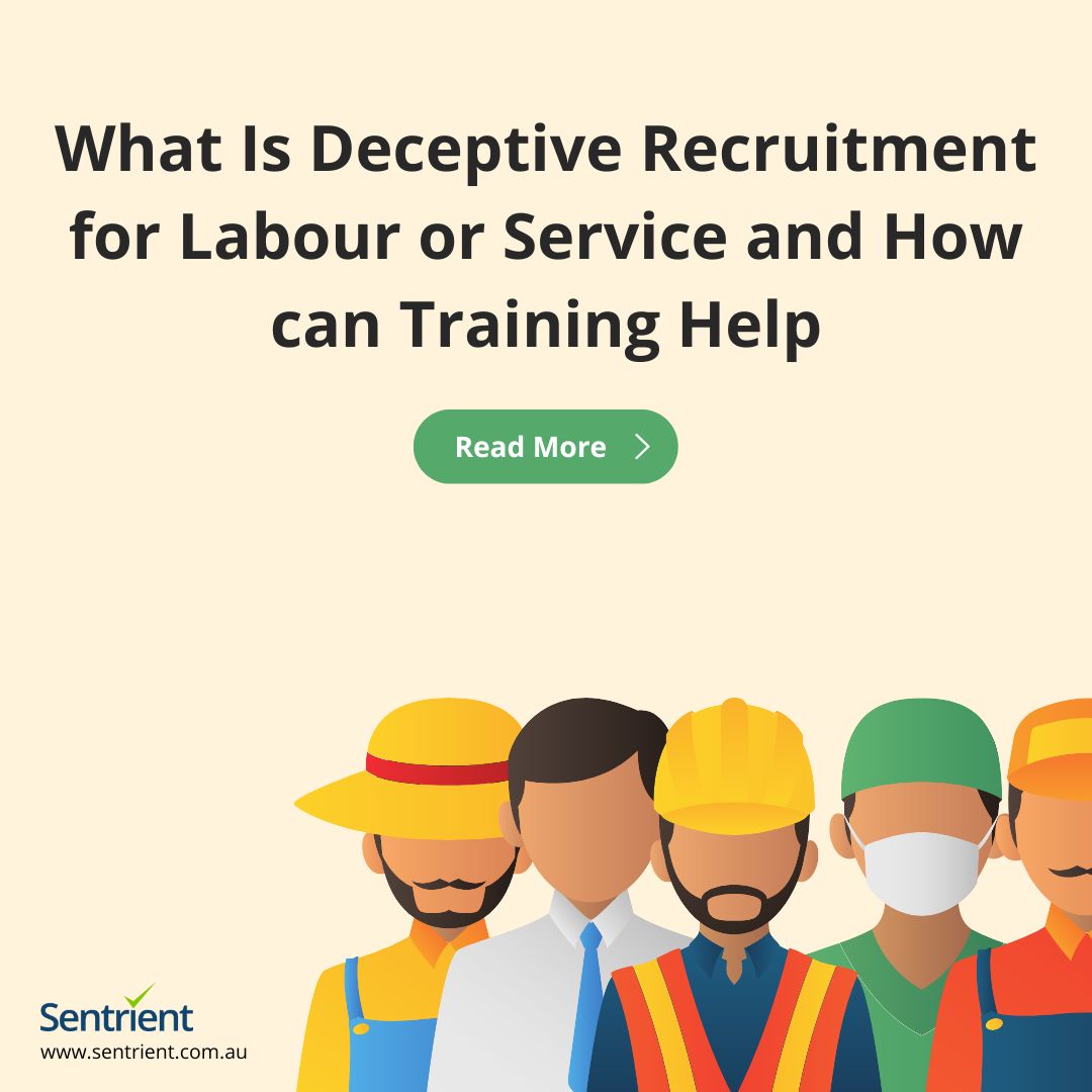 Modern slavery may impact or involve your organisation, your suppliers, and the suppliers of your suppliers all the way through your supply chain. 

Read more: sentrient.com.au/blog/how-can-m…

#endmodernslavery #modernslaveryawareness #slaveryfreeworkplace #labour #recruitment