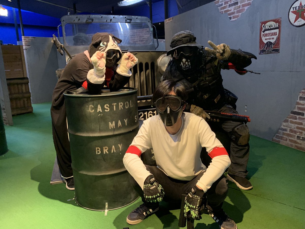 battle_spot's tweet photo. 現在10歳以上用エアガン限定戦に2名様、18歳以上用エアガン限定戦に5名様参戦中です！
まだまだ入れますので是非お越しくださいませ！

#サバゲー #BattleSpot  #クロスポ #千葉 https://t.co/eggUz0bTNG