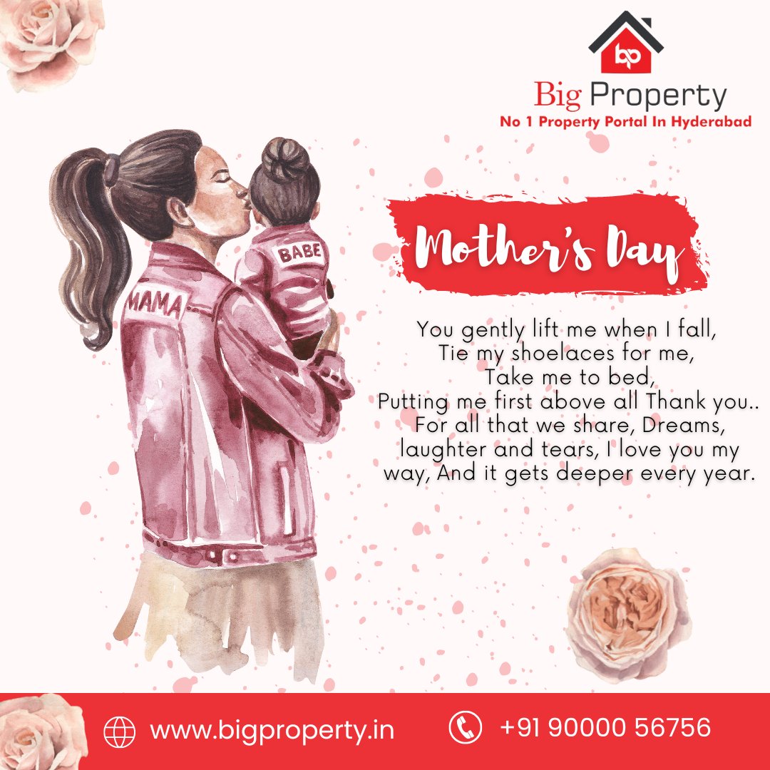 Mother's Day in India is celebrated on the second Sunday of May, just like in many other countries.

#Mothersday2023 #HappyMothersDayMom #mothersday #Mother #ResidentialPlots #luxuryliving #leadgeneration #leadgenerationcompany #leadgenerationexpert #freepropertyportal