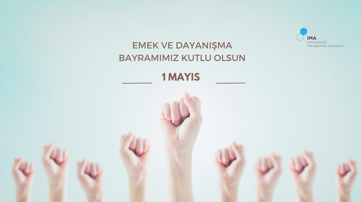 1 Mayıs Emek Dayanışma Bayramımız Kutlu Olsun !

#weareimaturkiye
#happylaborday