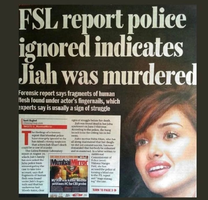 vittalkoppal's tweet photo. If CBI says Jiah Murder Case is but a Suicidal Case then corrupt CBI team is not 2b trusted anymore. In case if CBI says the same thing in SSR Disha Salian Murder Cases then present corrupt CBI must be dismantled &amp; altogether a new CBI Team will have 2b formed. 

#Justice4SSR https://t.co/mf8A9dw3Jd
