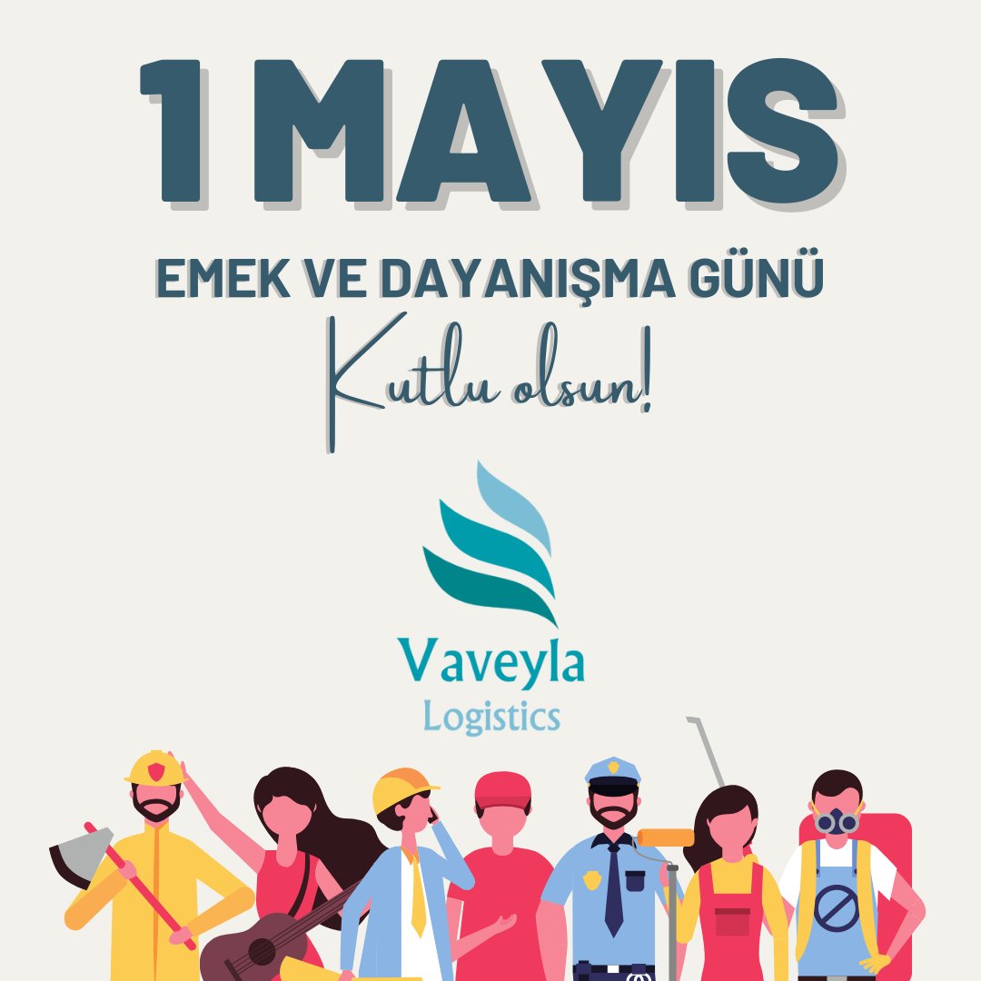 Vaveylalogistic's tweet photo. Aydınlık, eşit ve güzel bir dünyayı göreceğimiz günlerin geleceği umuduyla, tüm emekçi kardeşlerimizin 1 Mayıs Emek ve Dayanışma Günü'nü kutlarız.

#1mayısemekvedayanışmagünü #1mayısişçiveemekçibayramı #1may #işçibayramı https://t.co/al56QtZitM