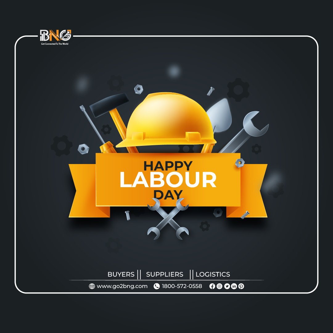 go2bng's tweet photo. Wishing you 𝐇𝐚𝐩𝐩𝐲 𝐋𝐚𝐛𝐨𝐮𝐫 𝐃𝐚𝐲! Celebrate your hard work and dedication to your job. May your hard work and determination continue to lead you to success.  #LabourDay2023 #LaborDay #MayDay2023 #mayday #मजदूर_दिवस #InternationalWorkersDay #May1st #1stMay https://t.co/2Yhq9WuW3s