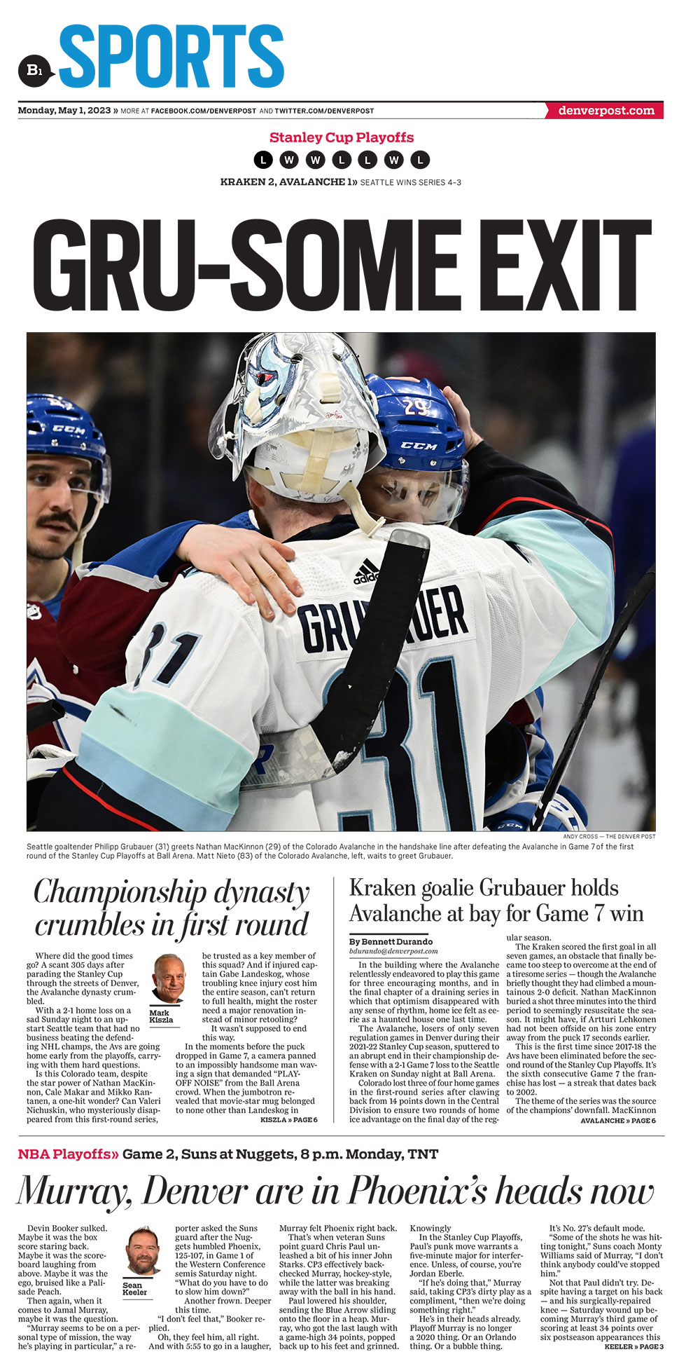 Keeler: Can Avalanche win Stanley Cup without Gabe Landeskog