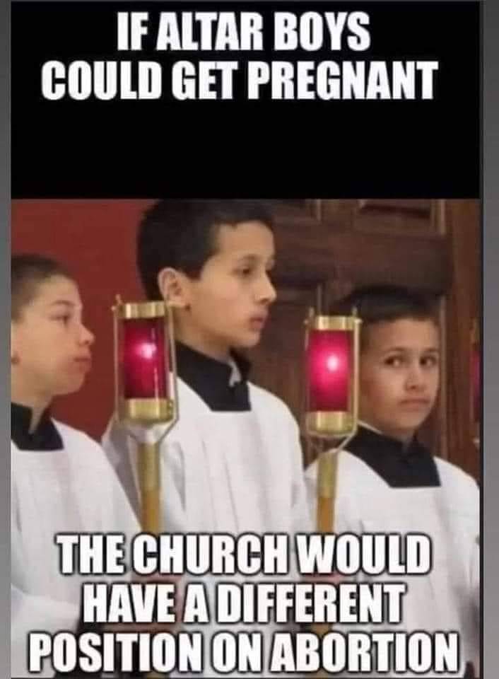 Very different!
#CatholicChurch #ClergyAbuse #Abortion #Hypocrisy
