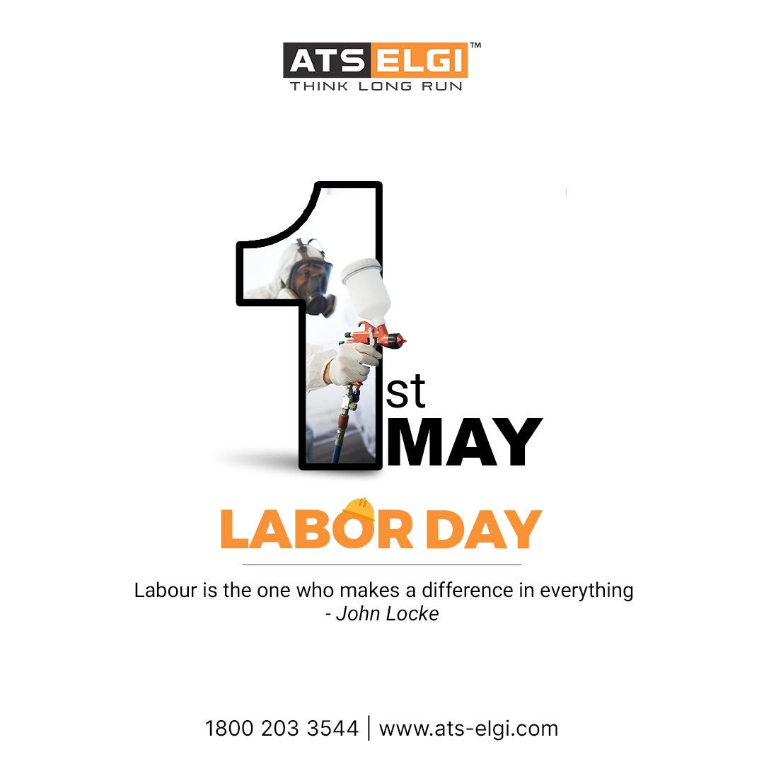 Today, we celebrate the spirit of hard work and dedication. Happy Labour Day!

#ATSELGI #LabourDayCelebration #DignityOfWork #CelebratingWorkers #CelebratewithATSELGI #May1st