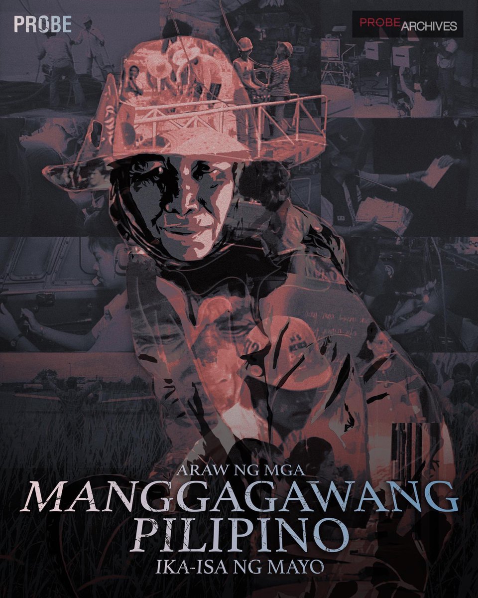 Pagpupugay sa lahat ng manggagawa ngayon ! Mula noon, laman ng mga storya ng Probe ang manggagawang Pilipino. Saludo sa inyong tibay at sipag. Kung wala kayo, wala ang ating lipunan, ang ating bansa.