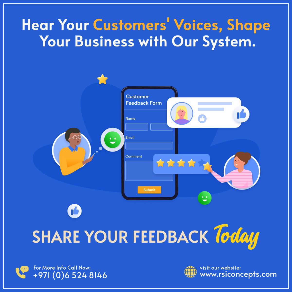 RSIConcepts's tweet image. Customer Feedback System, Customer Feedback Form, Customer Feedback Machine

visit us: rsiconcepts.com
Contact us: +971(0)65248146
.
.
#customerfeedback #customerfeedbackform #customerfeedbackmachine #device #machine #customerfeedbacksystem #customer #feedback #system