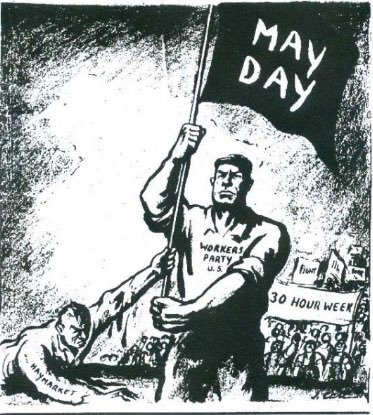 Vergadering van de Amerikaanse vakbonden in 1884