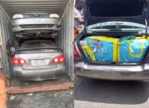 NDLEA intercepts 126 parcels of Canadian loud in imported car