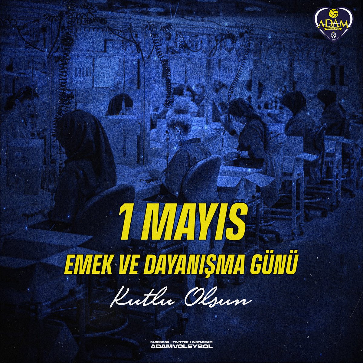 Çalışan, üreten ve yarınlarımıza şekil veren tüm işçi ve emekçilerin, 1 Mayıs Emek ve Dayanışma Günü kutlu olsun.