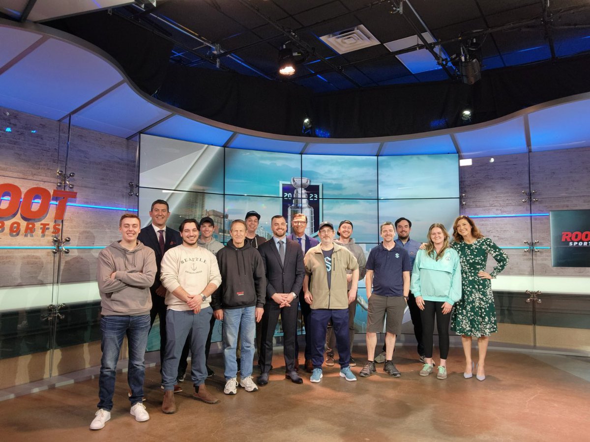 THESE are the true heroes of our show. Thank you to every amazing individual in this picture for using their brilliance to bring our show to life!!! <a href="/ROOTSPORTS_NW/">ROOT SPORTS™ | NW</a> has the best people in the biz!!! #SeaKraken