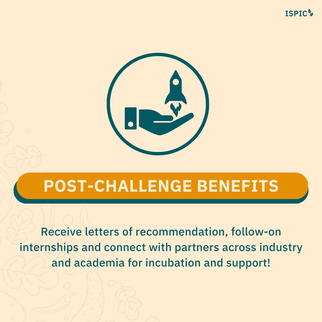 If you’re a talented smart protein #innovator or aspire to be one, apply to ISPIC 2023 today! smartproteinchallenge.in/apply.html 

What’s in store, you ask? Here’s some #MondayMotivation to help you kickstart your application!  

And there's more to explore here too! bit.ly/3LsMAtk