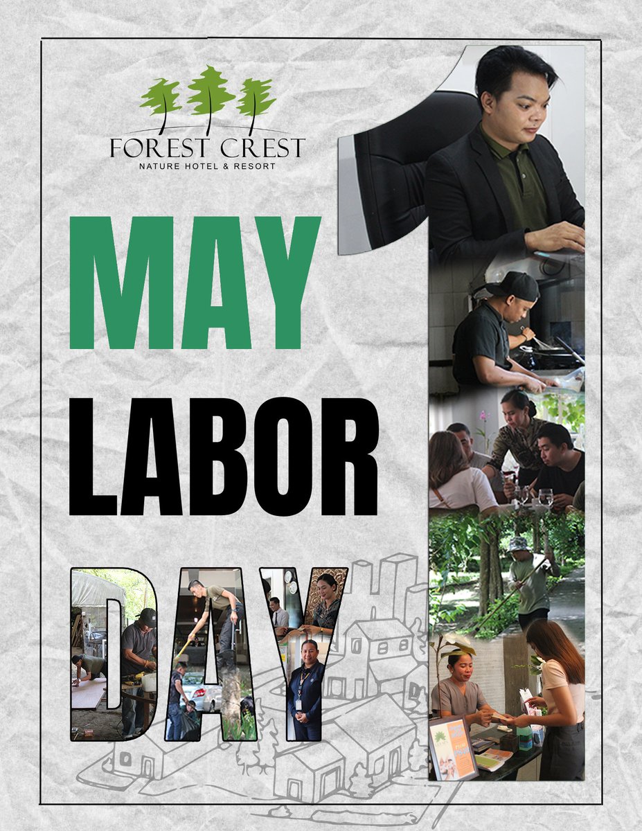 forest_crest's tweet photo. Forest Crest Nature Hotel &amp; Resort is with you as we celebrate Labor Day.
Salute to all Filipino workers. Thank you for bringing fun, memorable moments to all of us. Mabuhay!
For more inquiries call Us at 09175015748 | 09177035876
or Visit our website at https://t.co/yIMtK34T5F https://t.co/jf7bPVvuBz