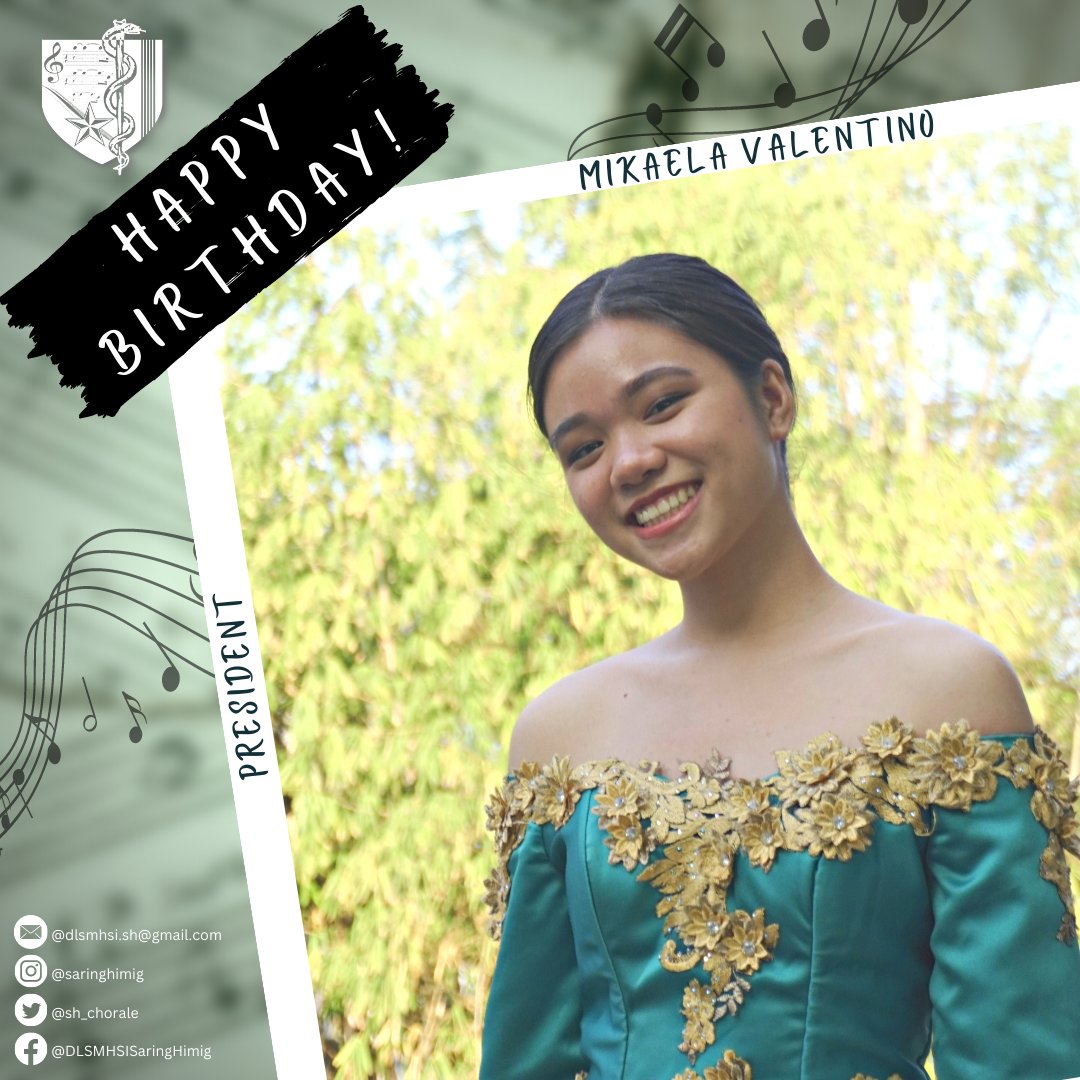 sh_chorale's tweet photo. [𝐇𝐚𝐩𝐩𝐲 𝐁𝐢𝐫𝐭𝐡𝐝𝐚𝐲, 𝐄𝐱𝐞𝐜𝐮𝐭𝐢𝐯𝐞!]

Happiest birthday to our dear 𝓟𝓻𝓮𝓼𝓲𝓭𝓮𝓷𝓽, Mikaela Valentino! We wish you all the best in your very special day just as you always make us feel special through your never ending passion to serve and sing with us. 🤗 https://t.co/j1oxZ0zPDm