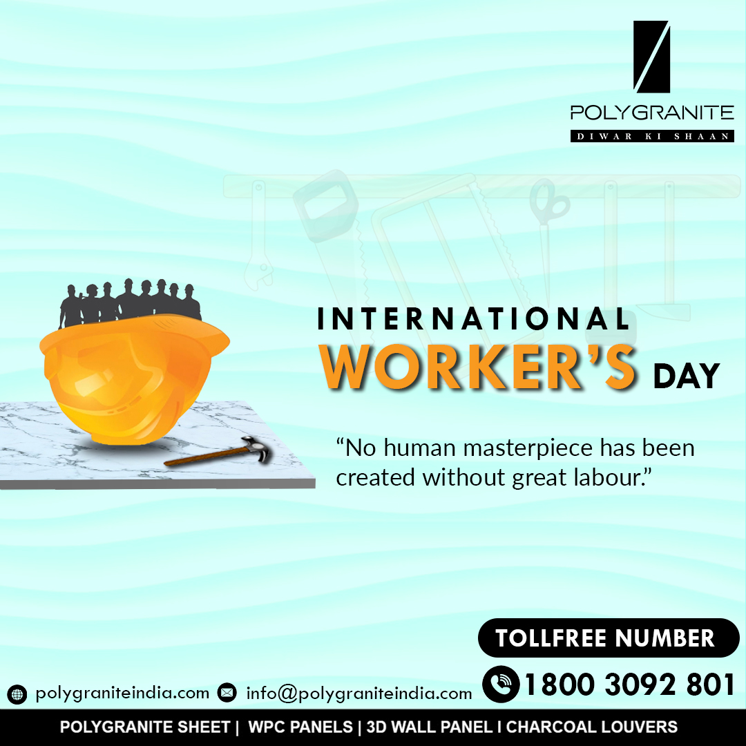 Polygranite_In's tweet photo. #HappyInternationalWorkersDay to all the workers! Today we celebrate your contributions to building our nation and acknowledge the challenges you face. Let's continue to work together towards better wages, working conditions, and social protections for all. 
#labourday  #mayday https://t.co/dpp4DSVTEa