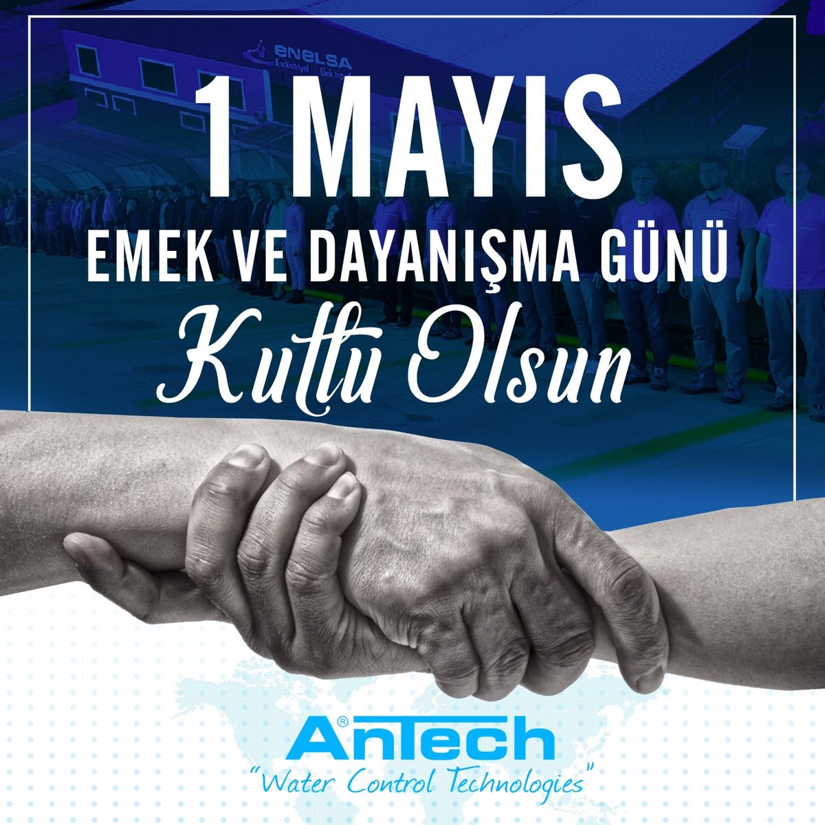 1 Mayıs Emek ve Dayanışma Günümüz kutlu olsun!

#1Mayıs #emekvedayanışmagünü #İşçi #İşçiBayramı #Enelsa #Antech