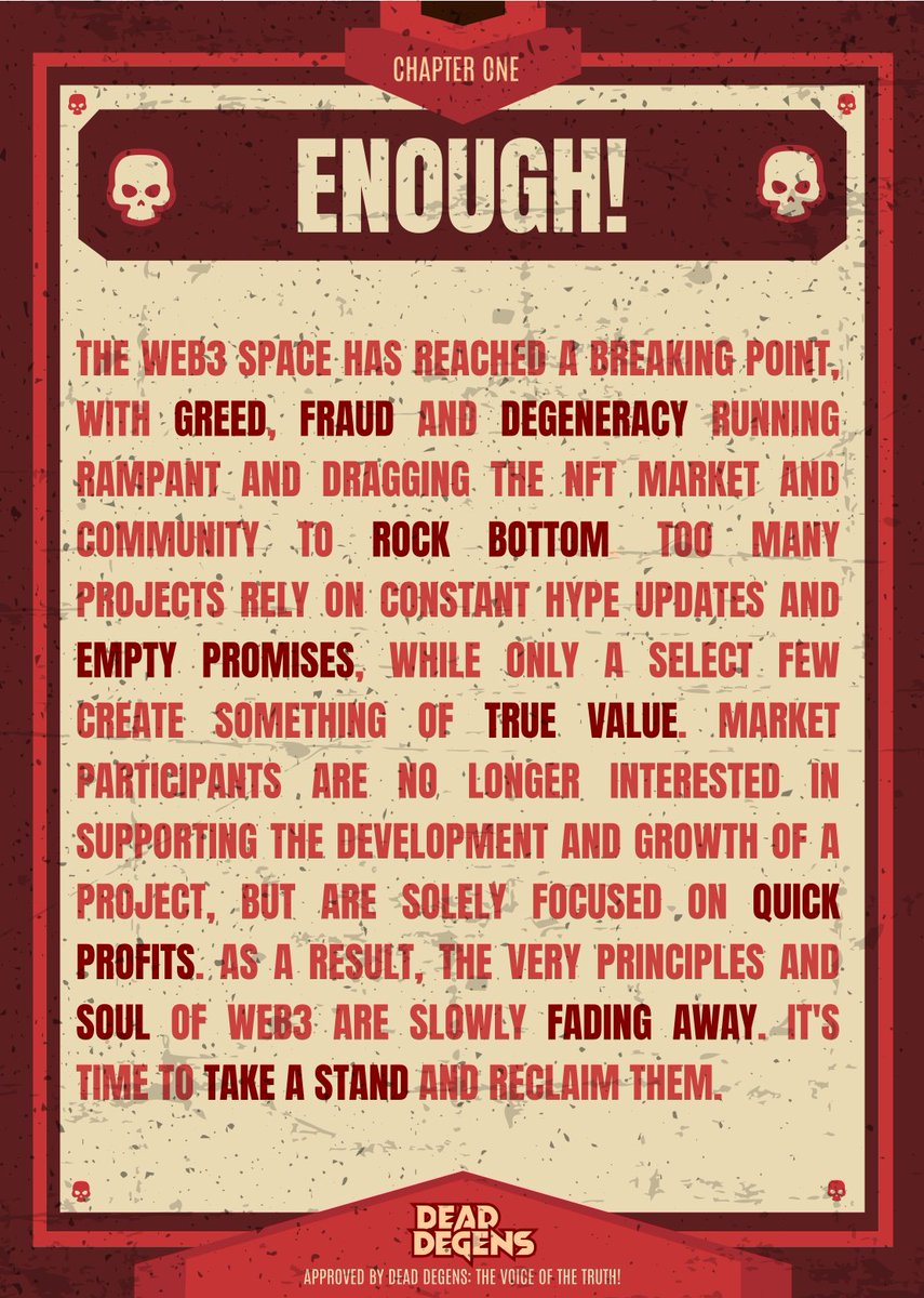 Pumps may fade, but ideas live forever.

Presenting our new manifesto and our mission to take web3 back to its roots.

🧵👇