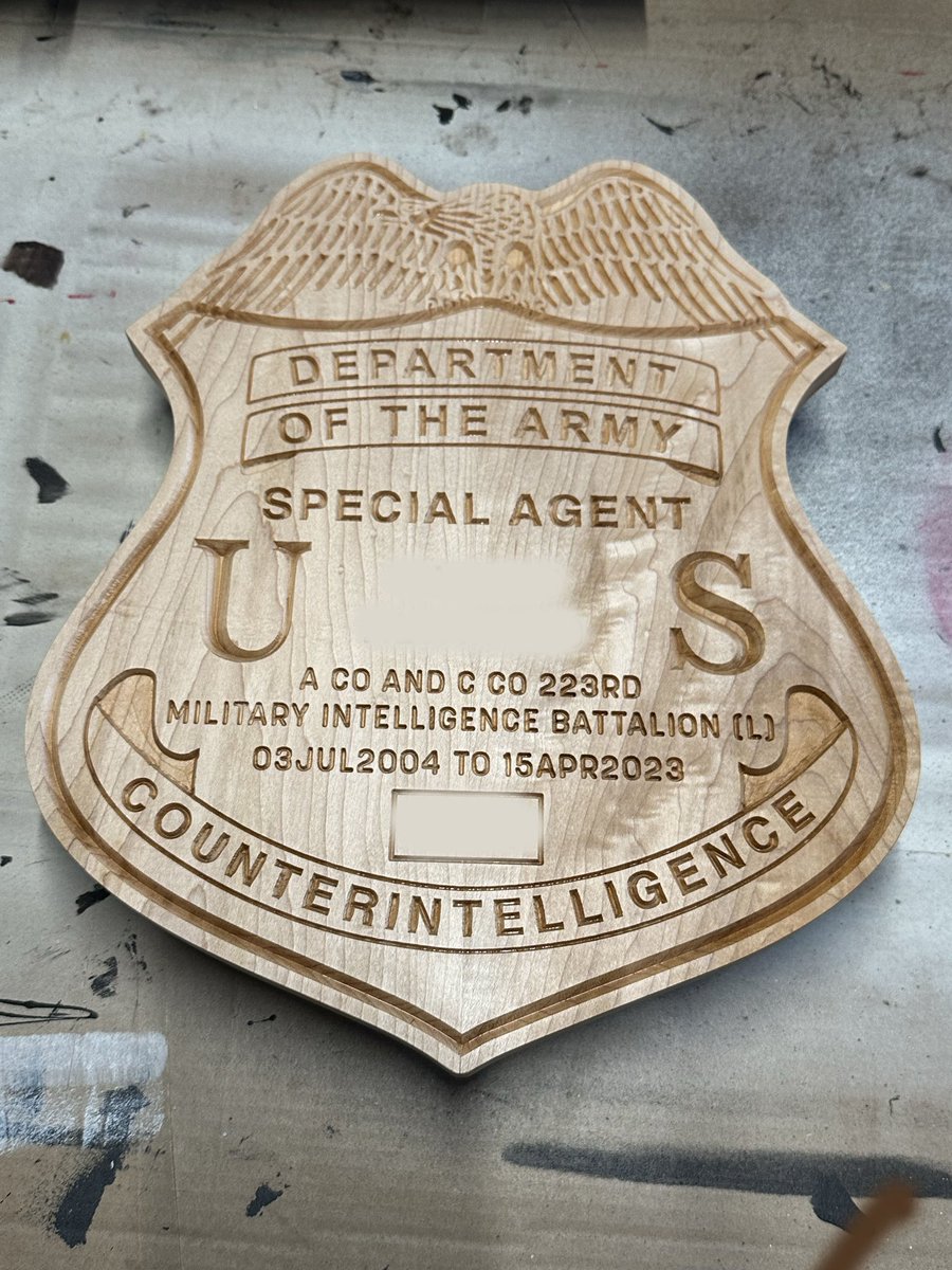 Retirement gift for a well deserving soldier. Thank you for your service. #USArmy #soldier #Military