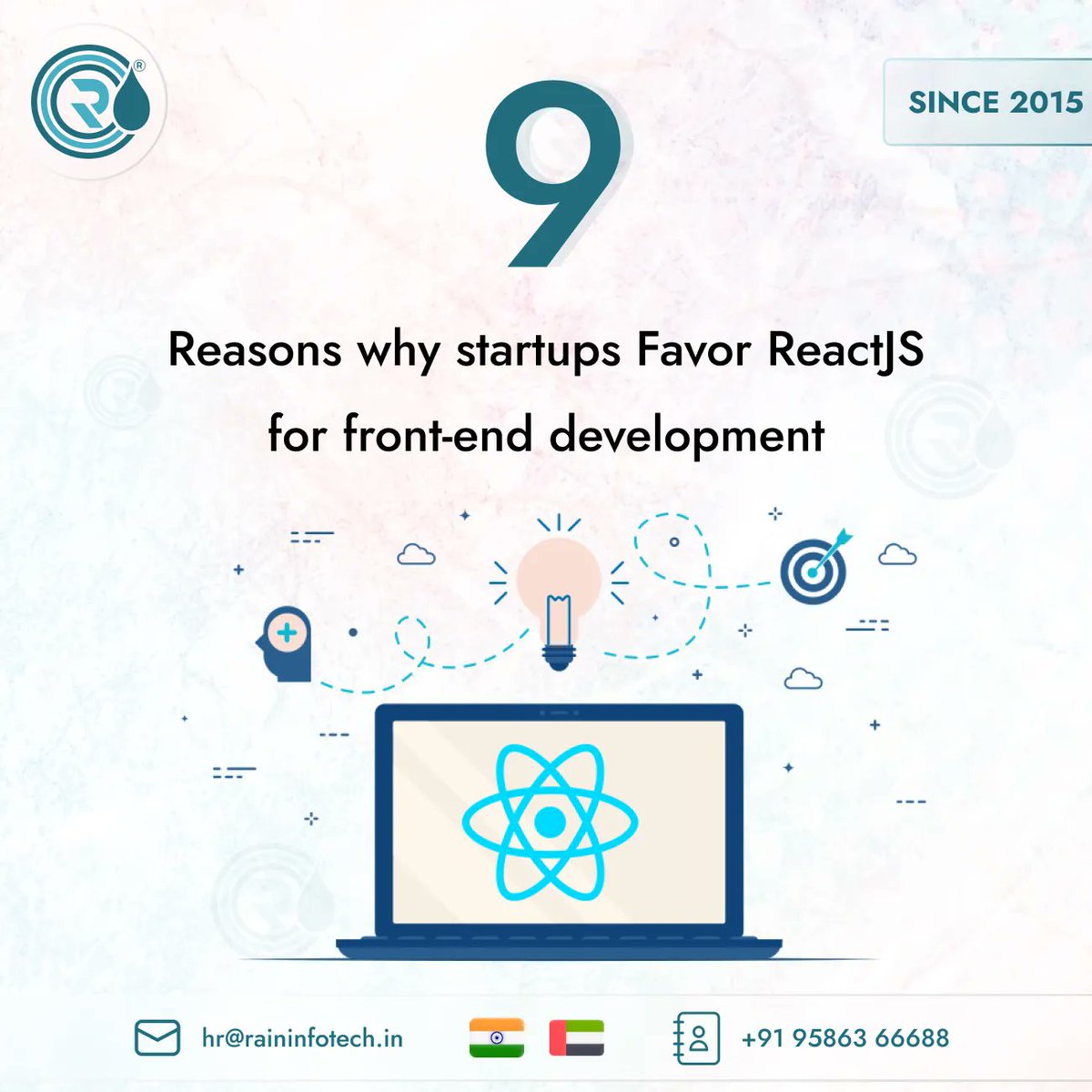 raininfotech's tweet image. Utilising React JS has many benefits, one of which is the ability to reuse components. Because they don't have to write different codes for the same features, developers can save time.
#raininfotech #reactjs #reactjsdevelopment #development #frontenddeveloper #programming
