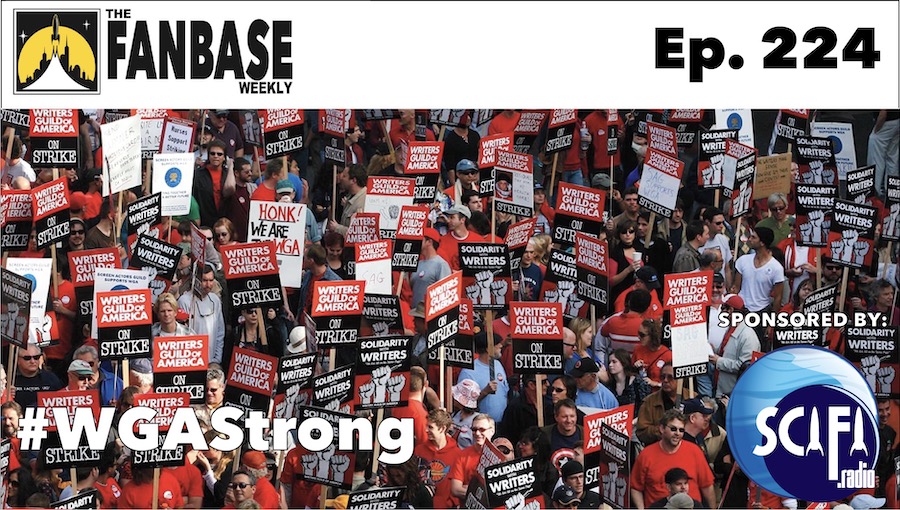 Don't miss tomorrow's #brandnew Ep of #TheFanbaseWeekly #podcast! Special guests psychotherapist & author @mindbodyfandom & audio drama creator CJ Brittain join us to discuss the #WGA strike & more of the week's #geeky #news! #PodernFamily #WGAStrong #TheFlash #KillYourNostalgia