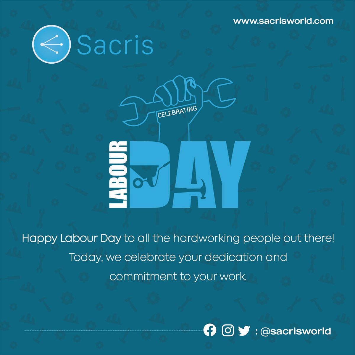 sacrisworld's tweet photo. Happy Labour Day from everyone at Sacris
#CreativelyDifferent https://t.co/CT30CgN6Lw