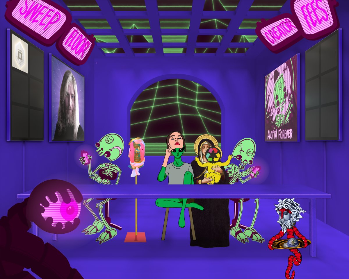georgeboya 🕵️♀️🕵️♂️ (@boyageorge) on Twitter photo gm and happy new month from Core#614 by <a href="/basseadx/">basse</a>
The gang looks restless, sitting at an empty table, but little Cosmic Waiter will serve them delicious planetoids soon🍽️
<a href="/skeenee_art/">Skeenee 🎨☠️</a> <a href="/unityofmulti/">Shortcut</a> <a href="/Richi0118/">Mr Richi</a> <a href="/rutgervandertas/">Rutger van der Tas</a> <a href="/BoyaGeorge/">georgeboya 🕵️♀️🕵️♂️</a> <a href="/AsyncArt/">Async Art</a>
#ForeverSupper gm and happy new month from Core#614 by <a href="/basseadx/">basse</a>
The gang looks restless, sitting at an empty table, but little Cosmic Waiter will serve them delicious planetoids soon🍽️
<a href="/skeenee_art/">Skeenee 🎨☠️</a> <a href="/unityofmulti/">Shortcut</a> <a href="/Richi0118/">Mr Richi</a> <a href="/rutgervandertas/">Rutger van der Tas</a> <a href="/BoyaGeorge/">georgeboya 🕵️♀️🕵️♂️</a> <a href="/AsyncArt/">Async Art</a>
#ForeverSupper